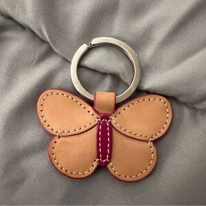 Coach Y2K Butterly Charm Keychain
